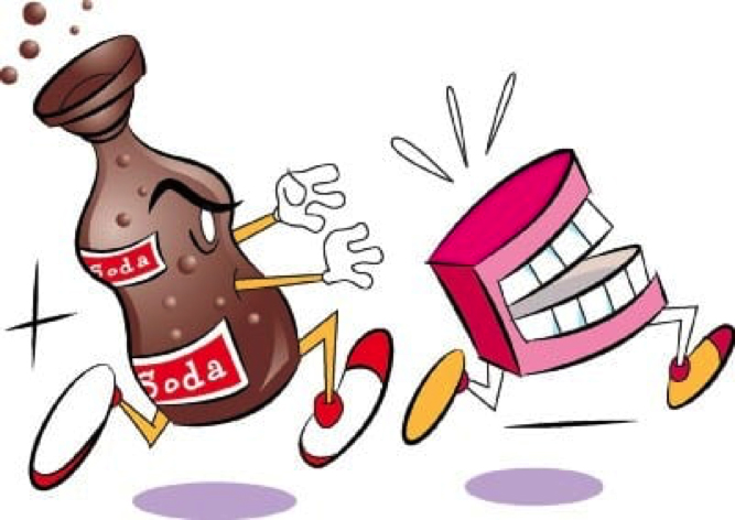 soda chasing teeth